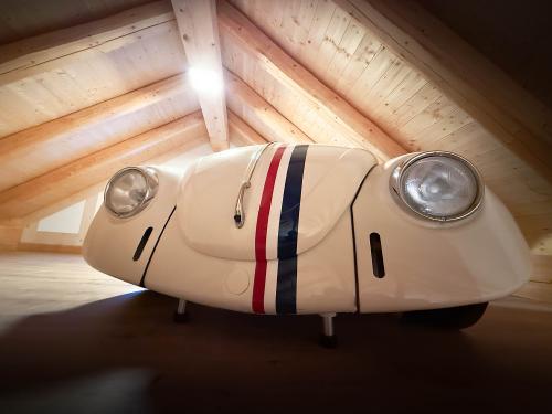 VW Käfer-Bett mit 2x1,40m