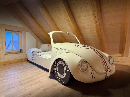 VW Käfer-Bett mit 2x1,40m