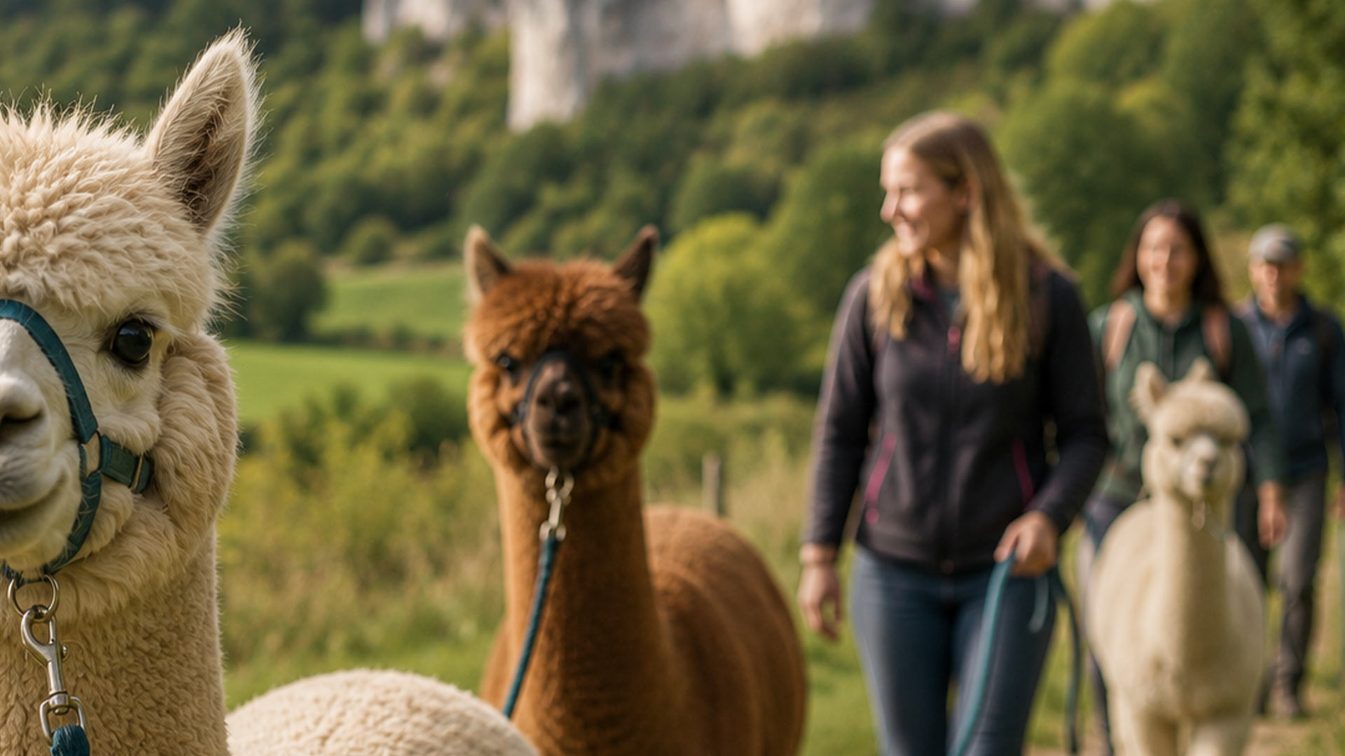 Alpaka-Wanderung im Schambachtal – entschleunigen zwischen Natur und Alpakas alpaka platzhalter